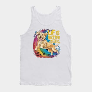 Life Is Better With A cavapoo Tank Top